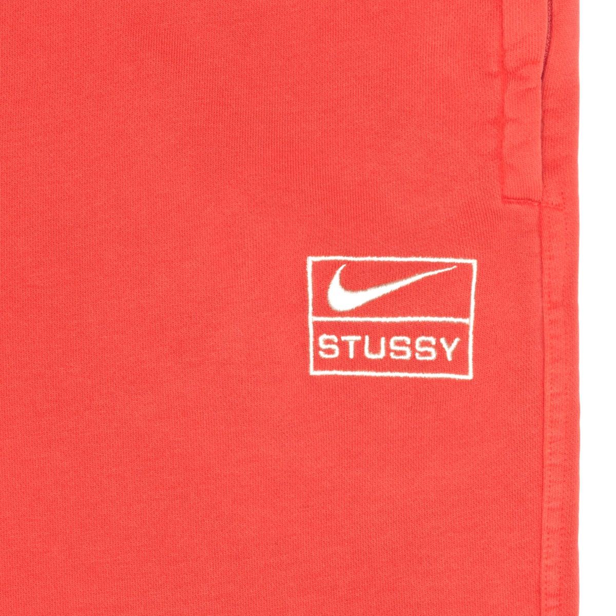 23FW STUSSY x NIKE STONE WASHED FLEECE PANT HABANERO RED ( ステューシー x ナイキ  ストーンウォッシュ フリース パンツ スウェットパンツ ハバネロ レッド ) - メルカリ