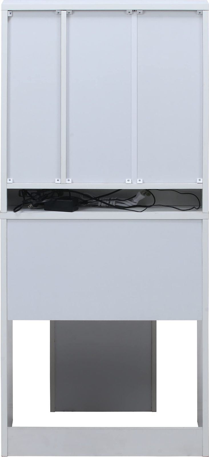 人気商品 ドレッサー 鏡台 幅60×奥行39×高さ130cm 不二貿易 ホワイト 三面鏡 LEDライト付 スツール収納 99546 WWW_KANDAIZUMI_COM