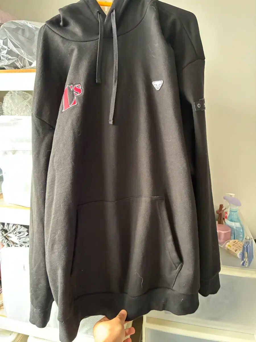 3xl SSG ダイナフィット ブラック フード付きTシャツ