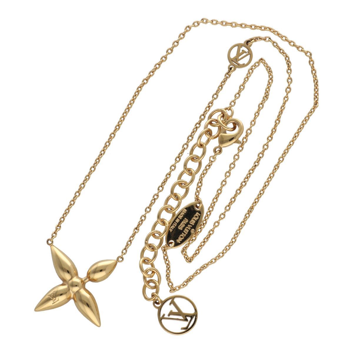 ルイヴィトン コリエ ルイゼット ネックレス ゴールド M00365