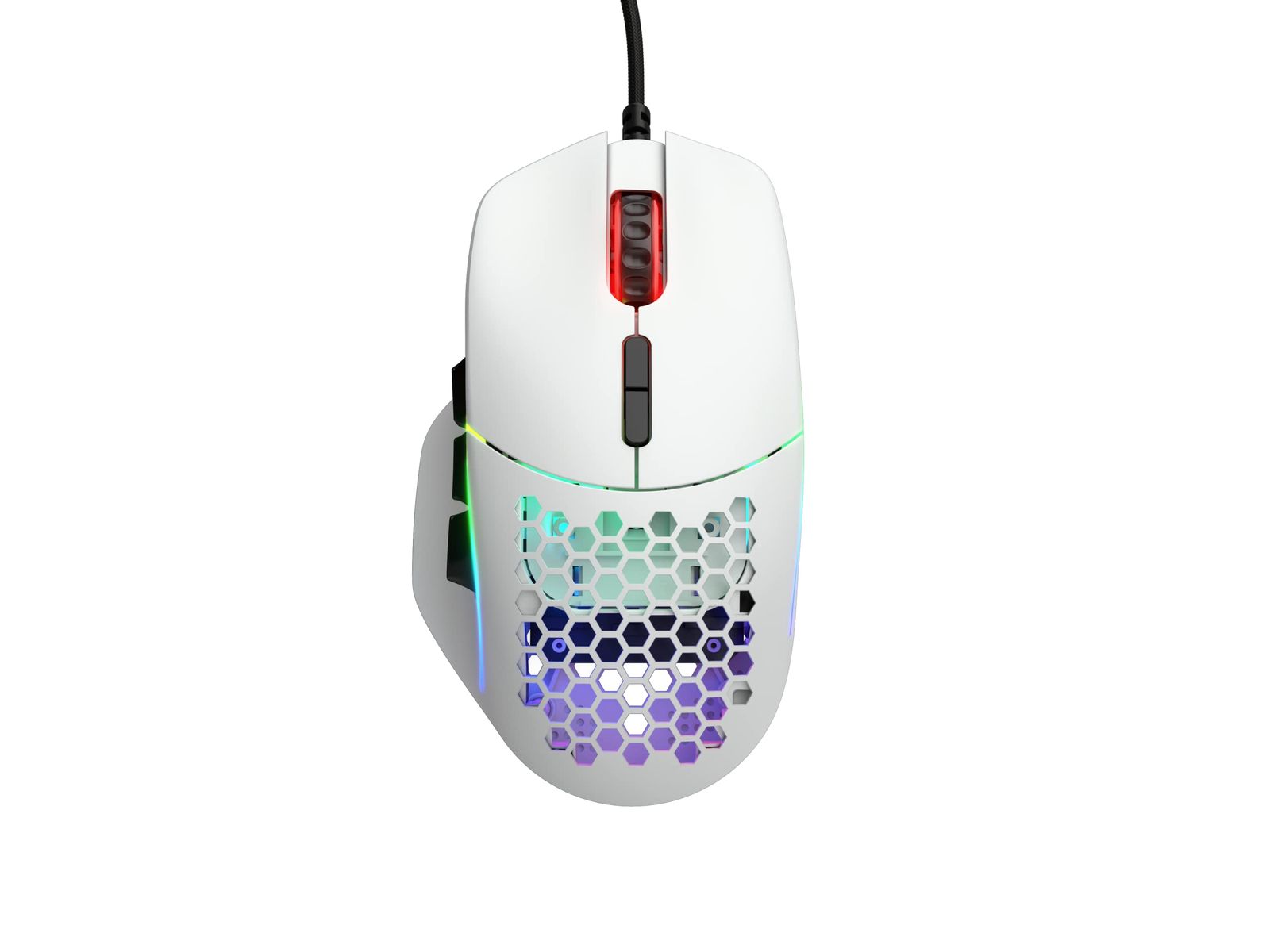 Glorious Gaming Model I 有線ゲーミングマウス - 69g スーパーライト 2つの交換 なボタン RGB PTFE フィート 9つのプログラム なボタン サイドサムレスト - ホワイト Model I Wired モダン
