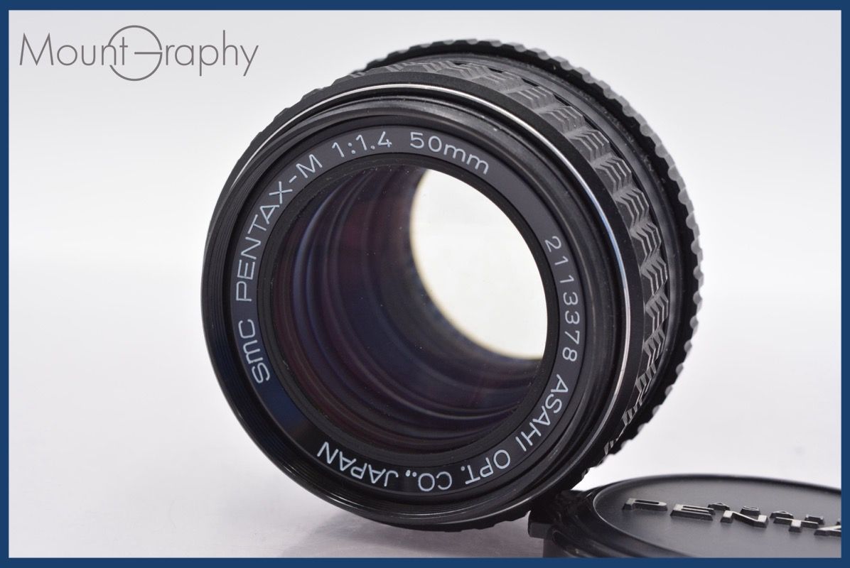実用 ペンタックス PENTAX SMC PENTAX-M 50mm F1.4 前キャップ付 完動 同梱可 mj5465