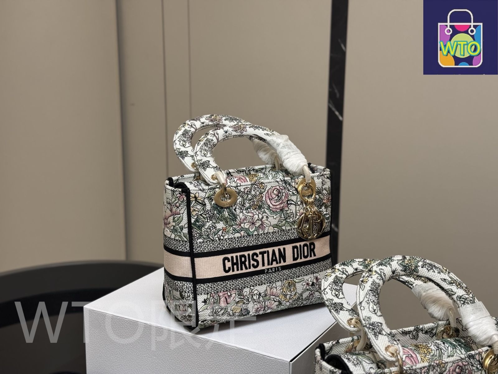 今日 Dior Embroidered Lady Dior Bag ディオール 刺繍 レディー ディオール バッグ