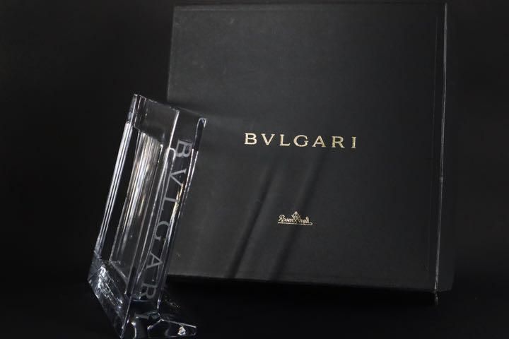 BVLGARI ブルガリ ローゼンタール クリスタル フォトフレーム 写真立て ...