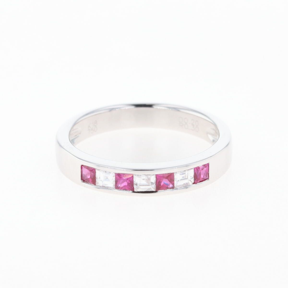 K18 ルビー・ダイヤモンド　デザインリング　〜〜メルカリ〜〜 K18 ルビー・ダイヤモンド リング - メルカリ