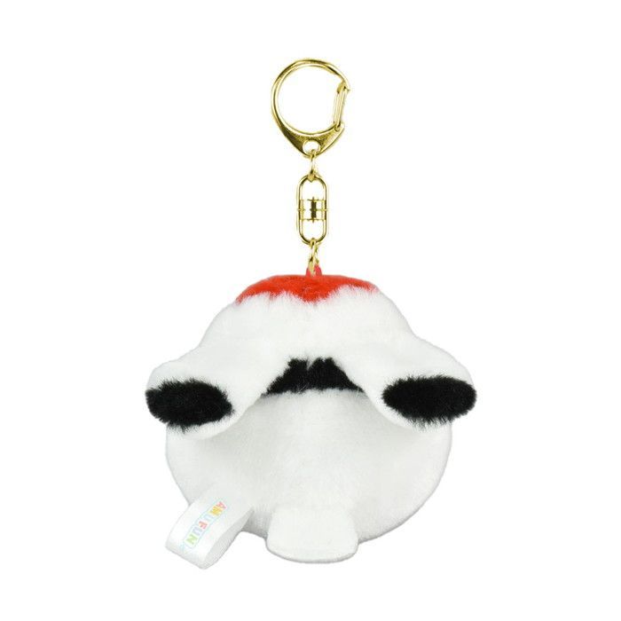 新品 ふくふくことりマスコットキーホルダー つるたん（ツル）全長約 