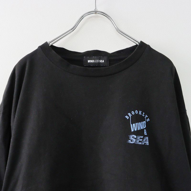 2021SS ウィンダンシー WIND AND SEA Bklyn-L/S Tee S/ブラック ブルックリン Tシャツ 長袖 ロゴ カットソー  メンズ【2400013764858】 - メルカリ