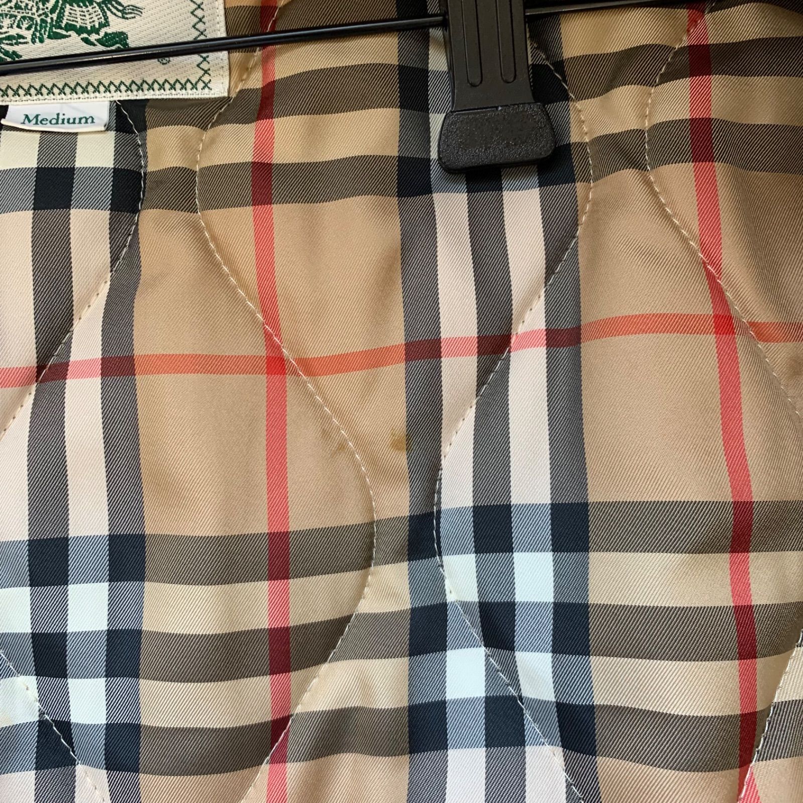M8028 BURBERRY バーバリー 中綿ジャケット ライナー フード付