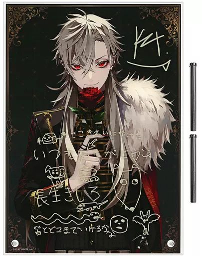 中古】アクリルスタンド・アクリルパネル [単品] 葛葉 複製直筆サイン