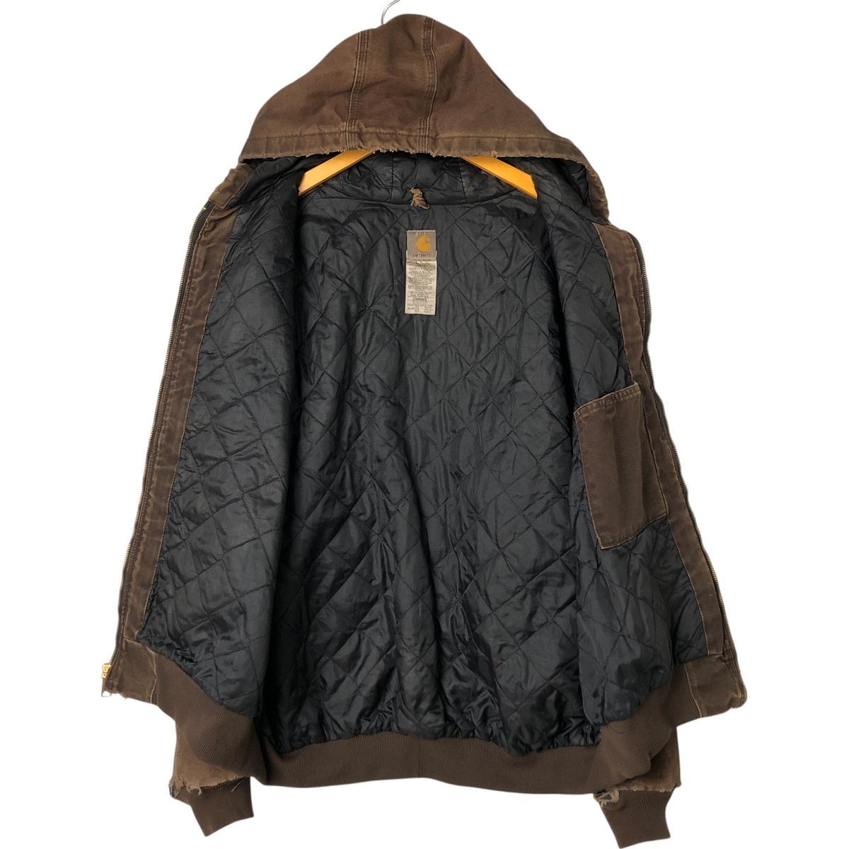 古着 カーハート Carhartt アクティブジャケット ダックフルジップ