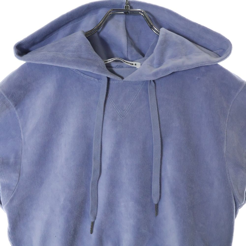 ❤︎ ALEXANDER WANG＊コーデュロイ クロップド フーディー❤︎ ALEXANDER WANG (アレキサンダーワン) Cropped Corduroy Hoodie
