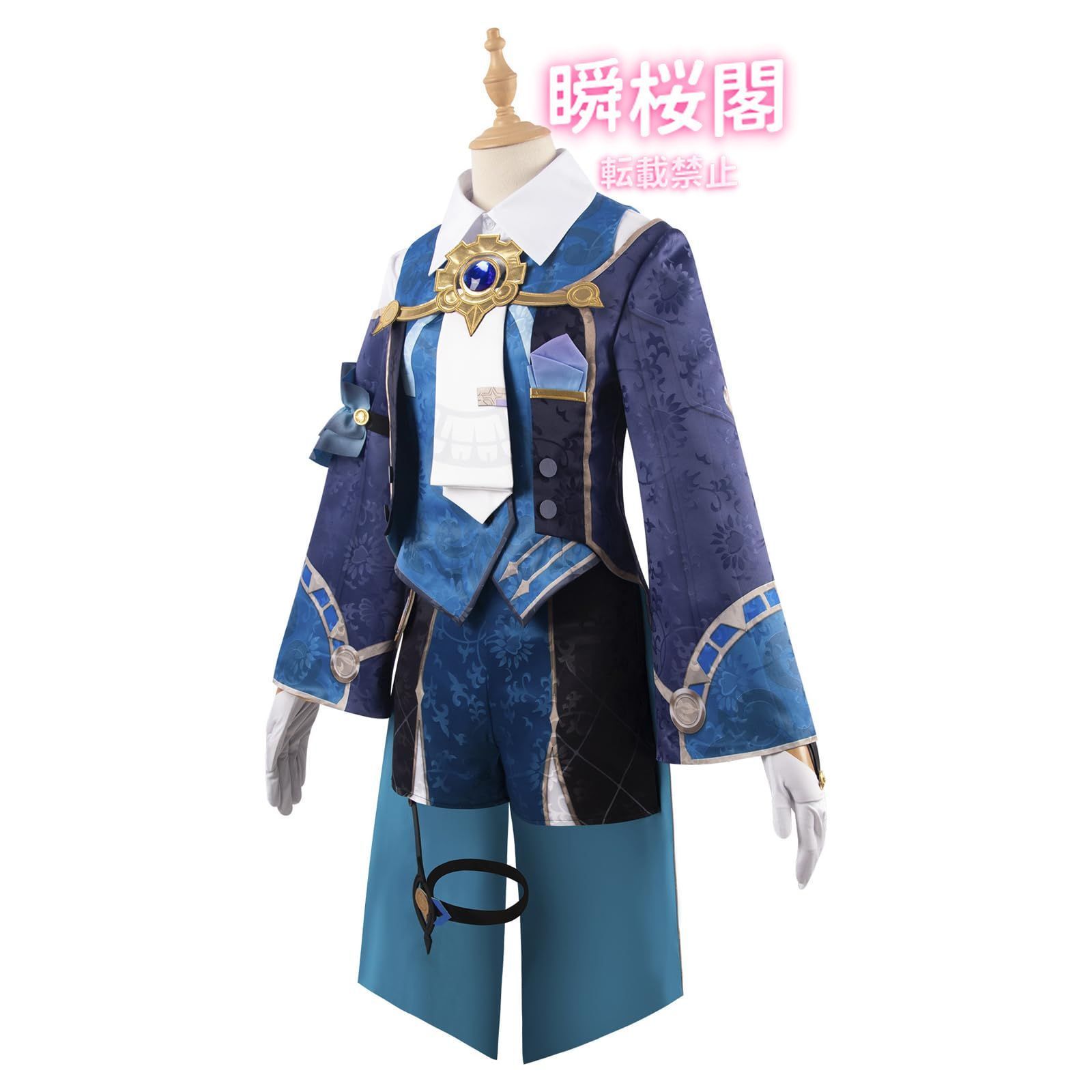 直立の 崩壊スターレイル ミーシャ コスプレ衣装 フルセット ウィッグ付き 飾り小物付き cosplay ハロウィン クリスマス パーティー アニ衣装 ハロウィン CS0916BJ 幅広い用途に使える