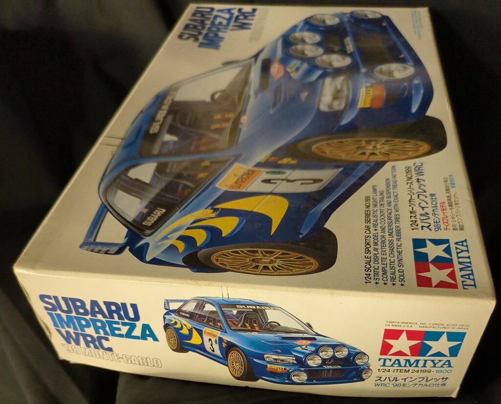 タミヤ 1/24スポーツカーシリーズNo.199 スバルインプレッサ WRC '98