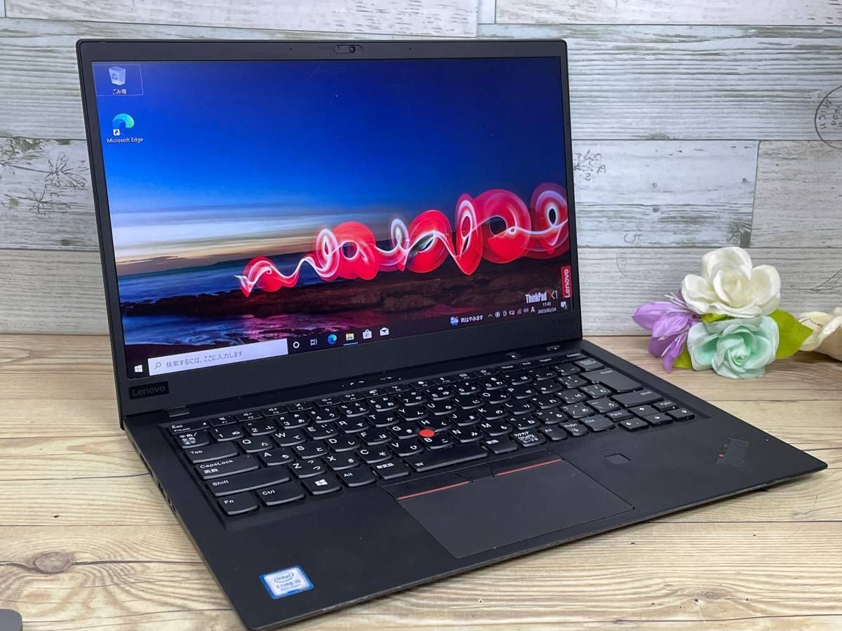 enovo ThinkPad X1 8世代 i5 SSD:256GB Windowsd 10