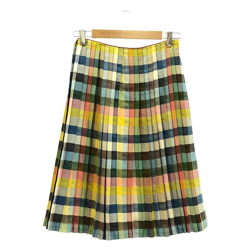 専用MANON プリーツスカート　マルチカラー マルチカラープリーツニットスカート《一部店舗のみ入荷》