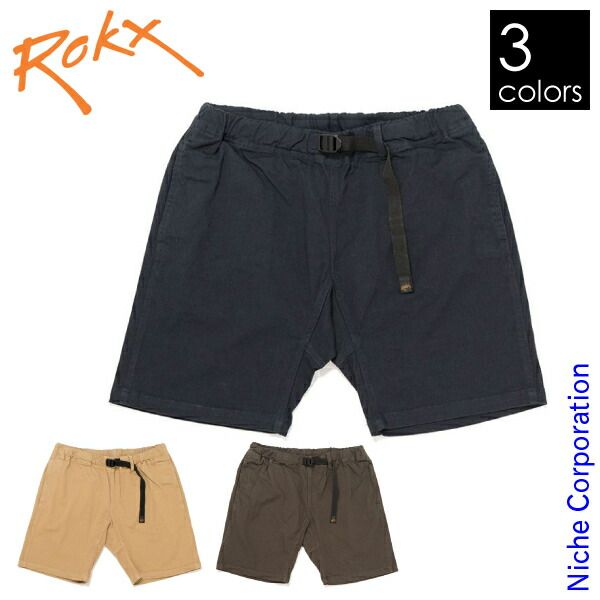 新品　ROKX ロックス サイズL　黒　ブラック　HIP PANEL SHORT ストレッチ ナイロン クライミング ショート パンツ　軽量 ROKX - ROKX ロックス パンツ（その他） L 黒 古着中古の通販