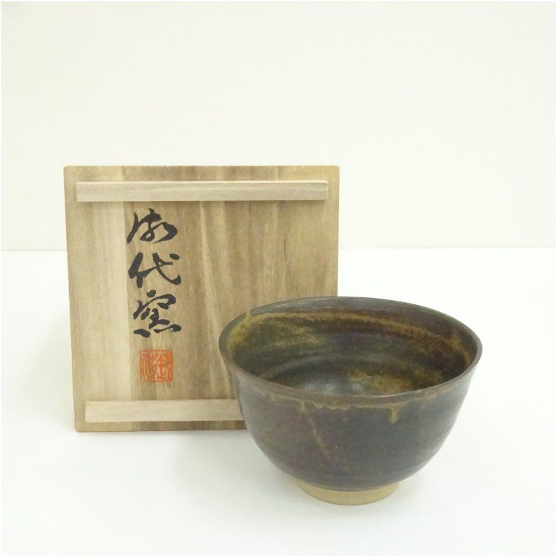 【 抹茶茶碗 】伊羅保茶碗　(孚鮮作)　共箱 楽天市場】【中古】【茶道具】瑞豊造 伊羅保茶碗（共箱）【送料