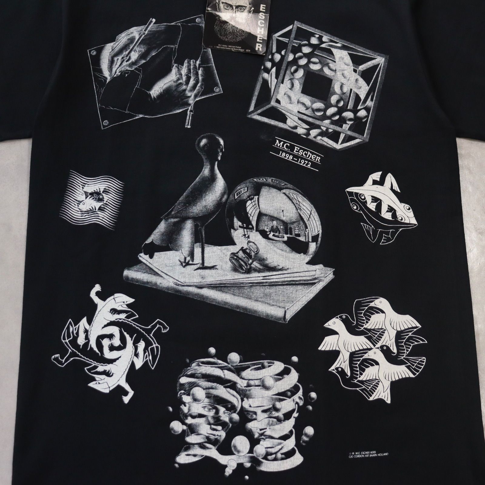 【鬼フェード】80s escher エッシャー シングルステッチ tシャツ c1134eb204c80d03fff87a4f05c093