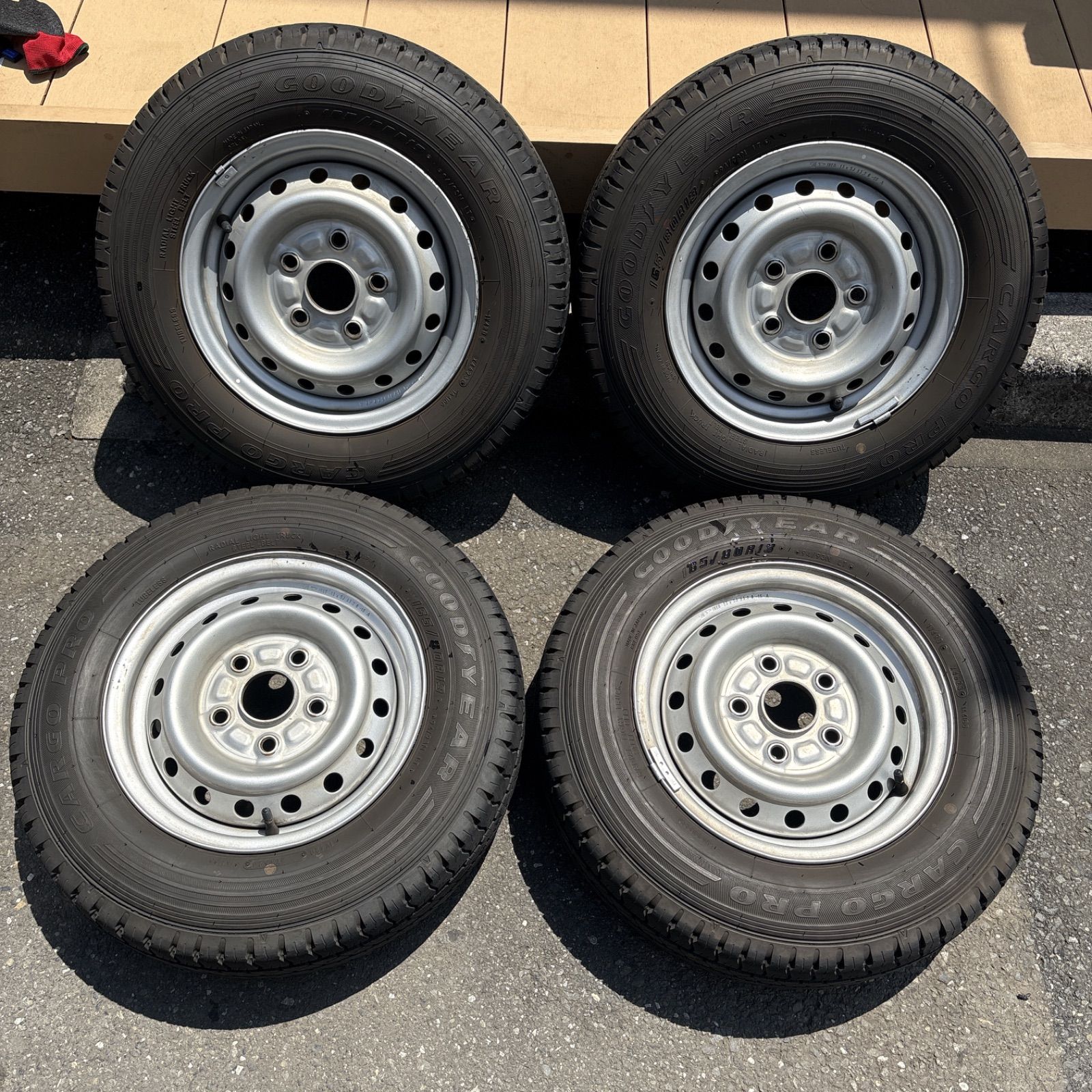 タウンエース ライトエース 純正ホイールタイヤセット 165/80R13