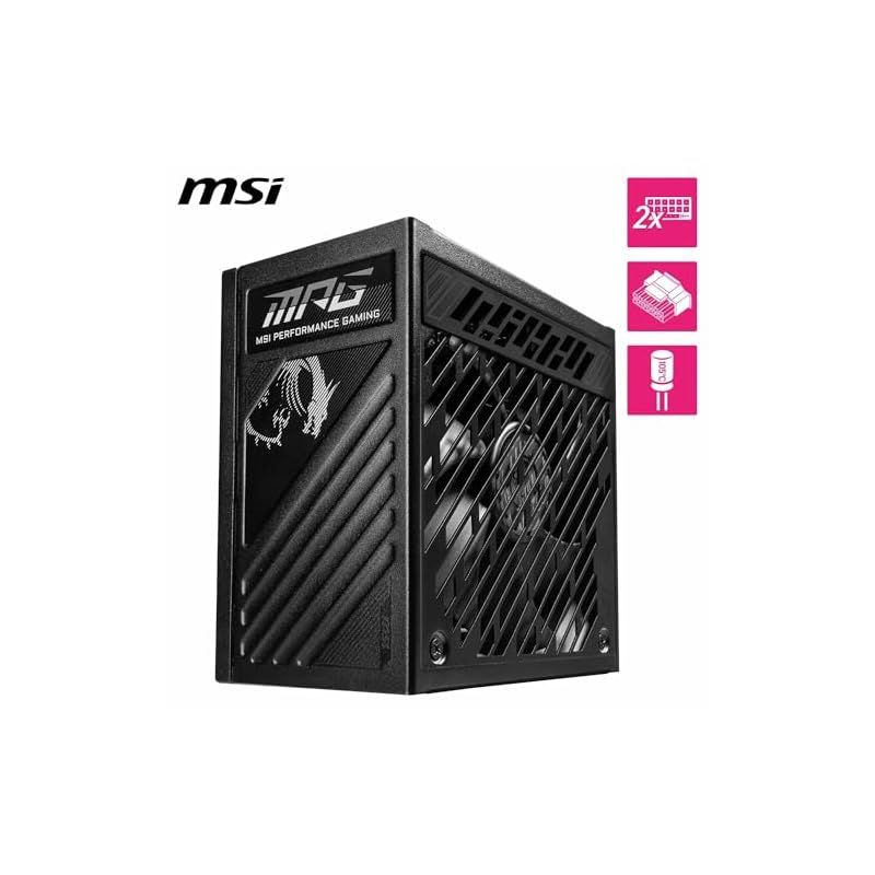 MSI MPG A1000GS PCIE5 PCIe 5.1 ATX 3.1対応 PC電源ユニット 1000W PS1544 1