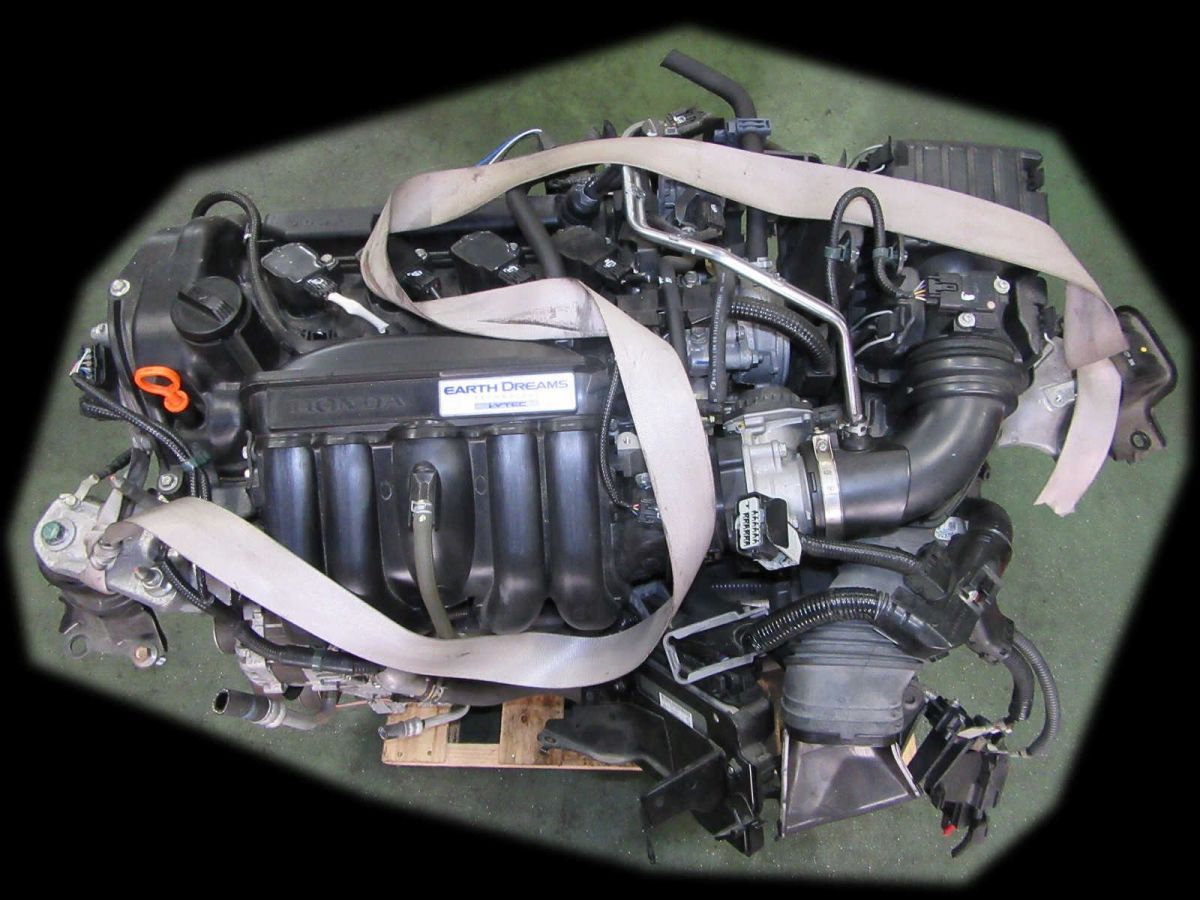 ホンダ GK3 フィット 純正 エンジン CVT トランスミッション L13B-356 SR0A-308 未テスト ジャンク