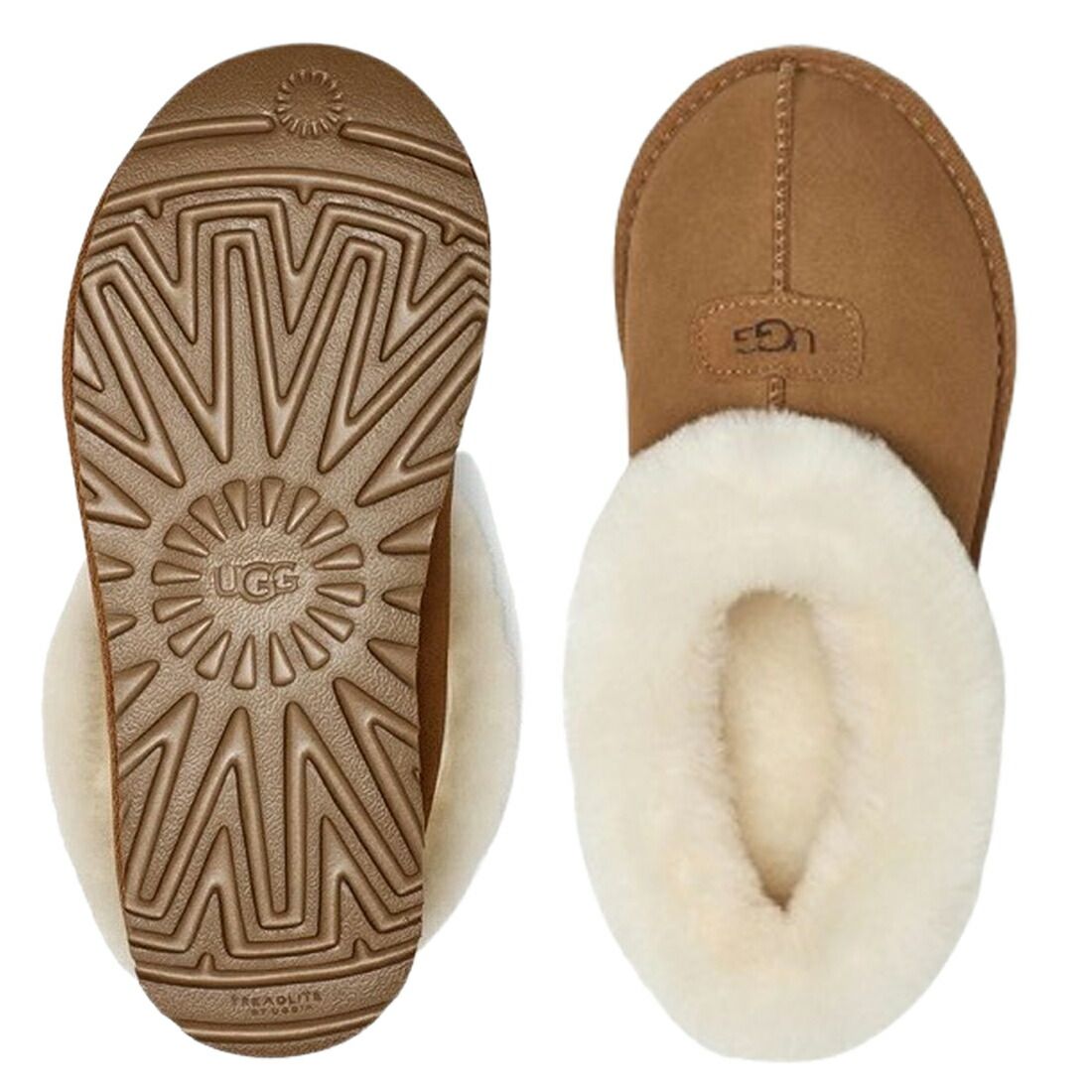 UGG(アグ)ムートン ボア スリッポン スリッパ スエード シューズ