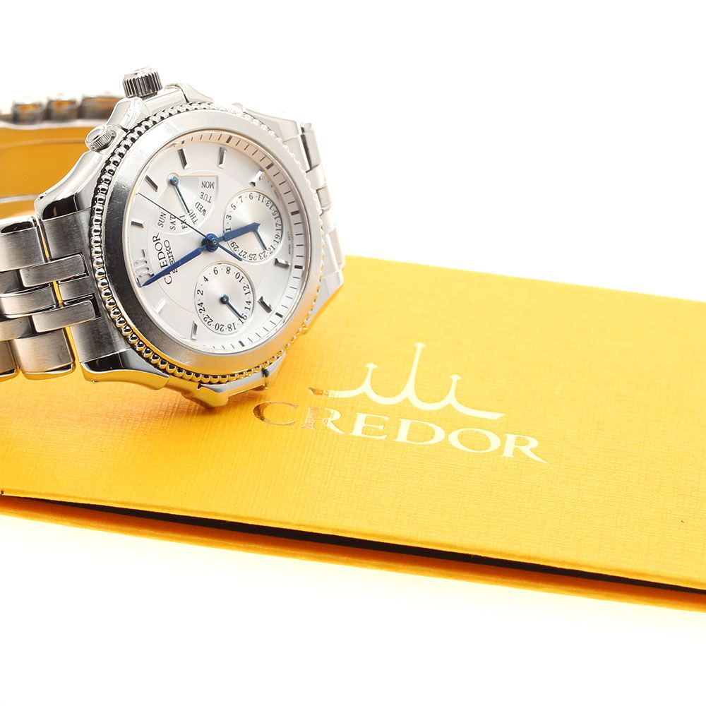 セイコー SEIKO GCBG997|4S77-0A20 クレドール パシフィーク デイデイト GMT レトログラード 自動巻き メンズ保証書付き_912277