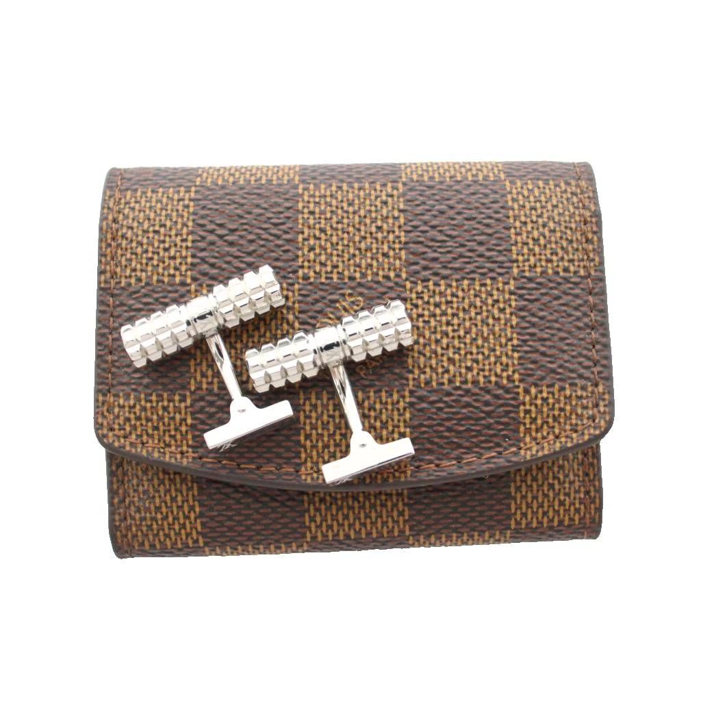 超美品!! LOUIS VUITTON カフス ダミエ ブラウン シルバー 楽天市場】ダミエ ヴィトン（カフス｜メンズジュエリー
