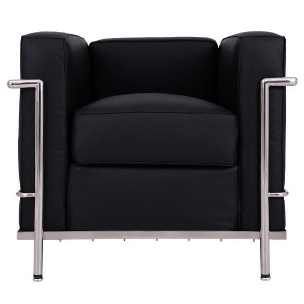 ル・コルビュジエ LC2タイプ 1人掛けソファ本革 【公式通販】