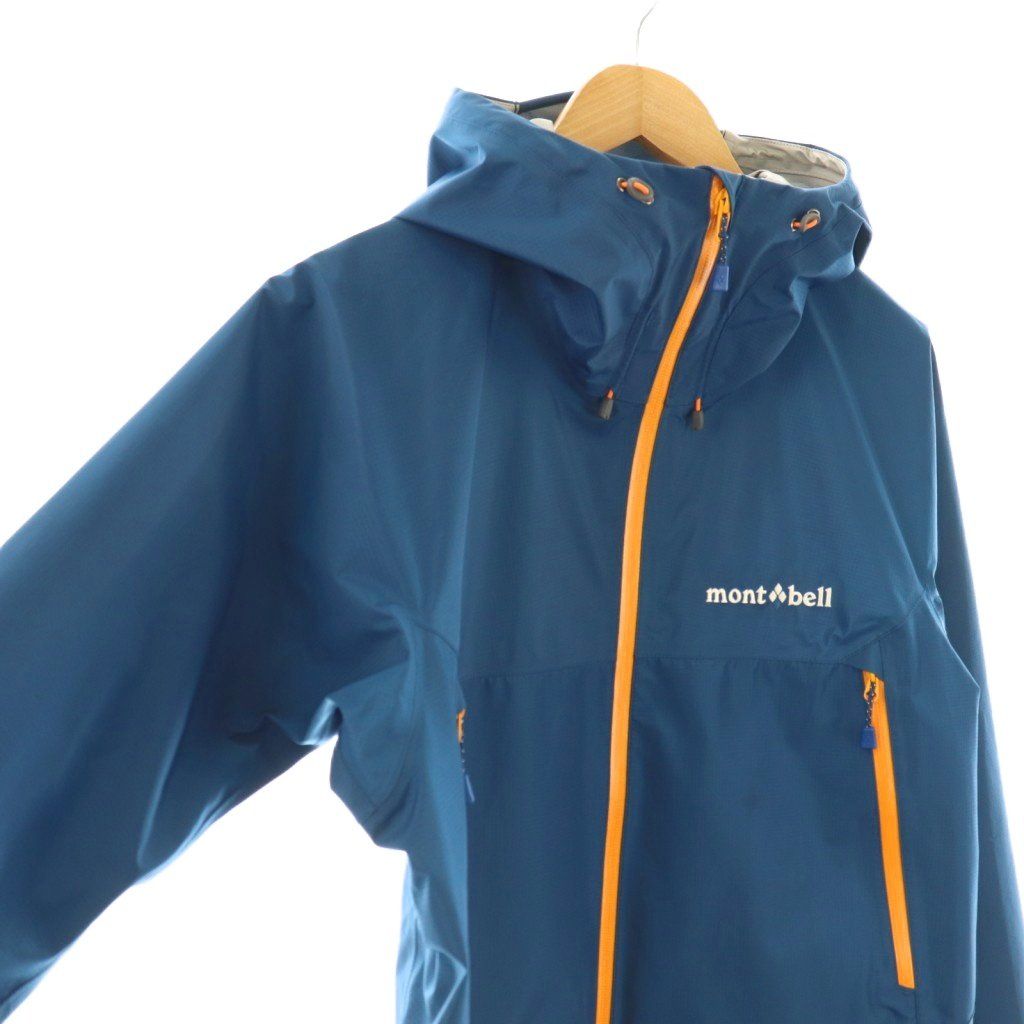 美品　mont-bell XL ジャケット オレンジ/ネイビー モンベル サンダーパス ジャケット Men's 商品詳細│登山用品