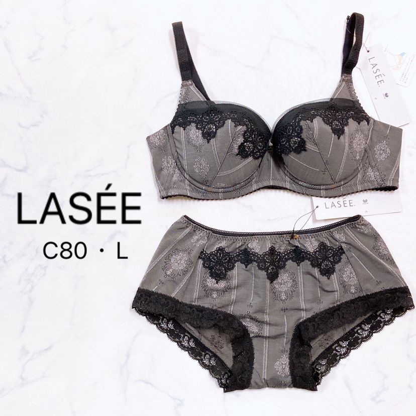 新品タグ付き】Wacoal LASEE ワコール ラゼ ブラジャー C80