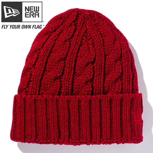 ニューエラ ニットキャップ カフニット ローゲージ カーディナル カロライナレッド New Era Knit Cap Cuff Knit Low Gauge Cardinal Carolina Red