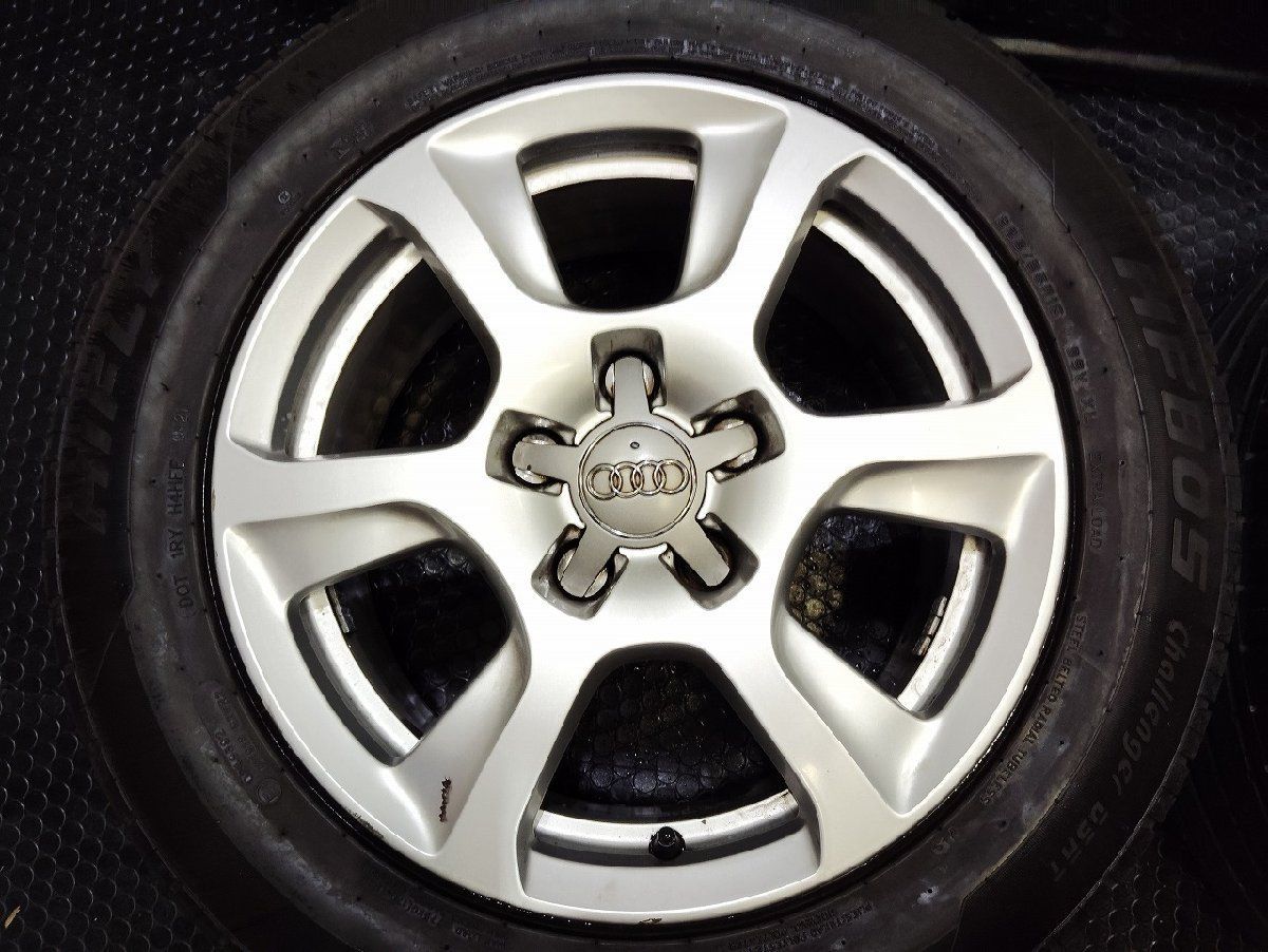 HIFLY HF805 225 55R16 夏タイヤ アウディ A4 8K 純正ホイール 16インチ 7.5J5HPCD112 45 21年製 バリ溝 KTN554