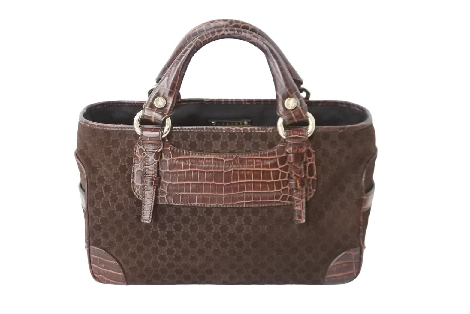 CELINE セリーヌ ハンドバッグ ブギーバッグ WC-ST-0077 ブラウン 