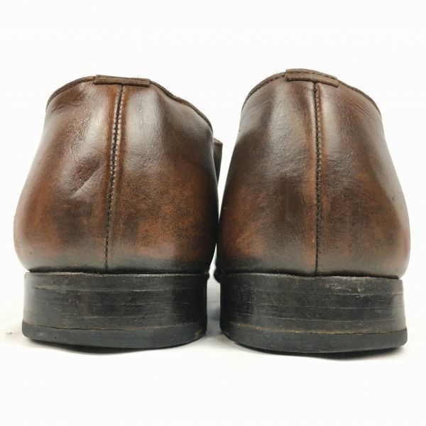 80s-90s?/Vintage★Finsbury/フィンズベリー　ロングノーズ　ホールカットスタイル　レザーシューズ　ダークブラウン/茶/BROWN〉size6.5/25.0程度/メンズ//men's 菅NO.WZC-239 80s-90s?/Vintage☆Finsbury/フィンズベリー ロングノーズ ホール