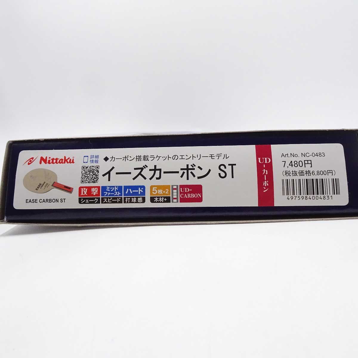 ニッタク イーズカーボン EASE CARBON ST 卓球ラケット NC-0483 Nittaku