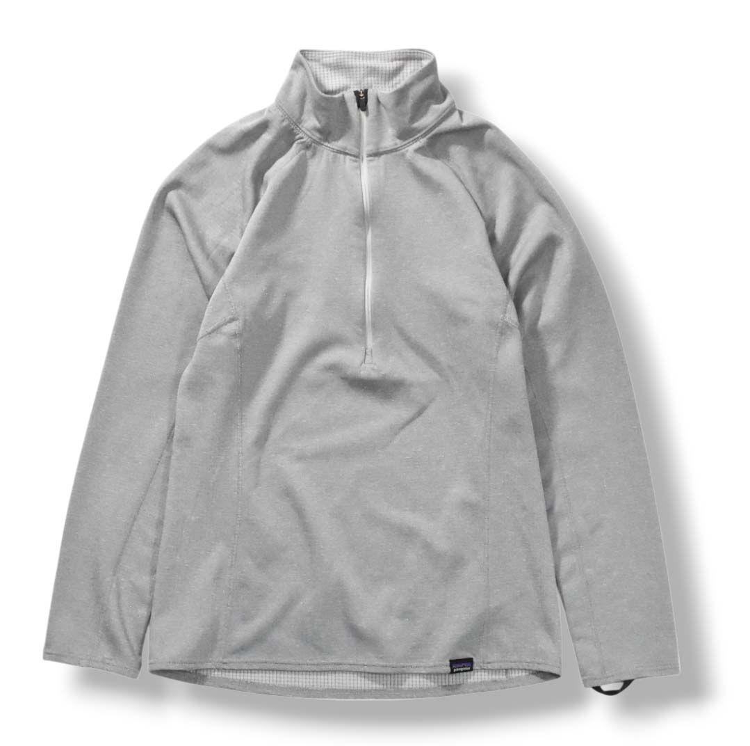 パタゴニア patagonia ミッドウェイト MID WEIGHT ポーラテック POLERTEC 長袖 ハーフジップ レイヤー シャツ フリース XXS グレー Capilene Baselayer メンズ レディース ユニセックス 男女兼用