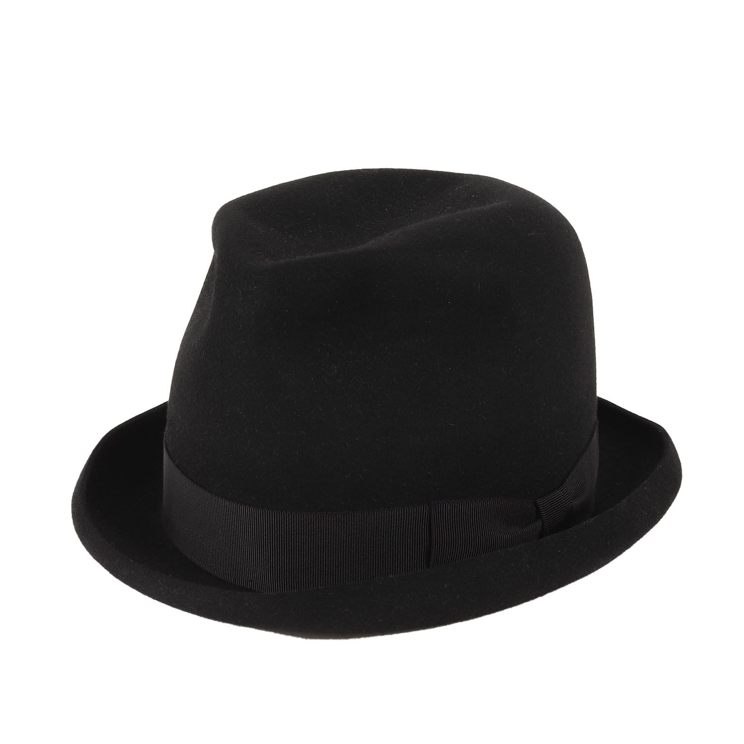 新品 The Stylist Japan スタイリストジャパン ハット サイズ:L KIJIMA TAKAYUKI ウールフェルト 中折れハット ブラック 黒 帽子 コラボ【メンズ】