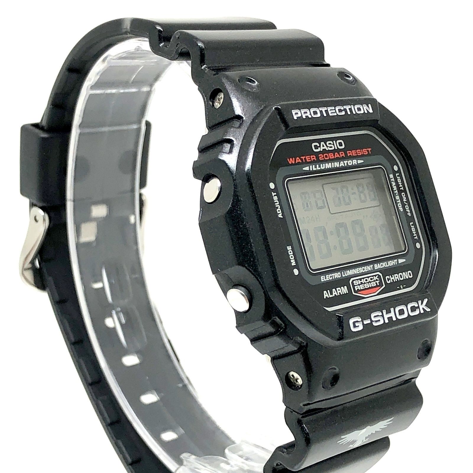 G-SHOCK ジーショック DW-5600BM-1Z G-RAVEN ワタリガラス 液晶カスタム ブラックメタリック 光沢 漆黒 2000年6月発売