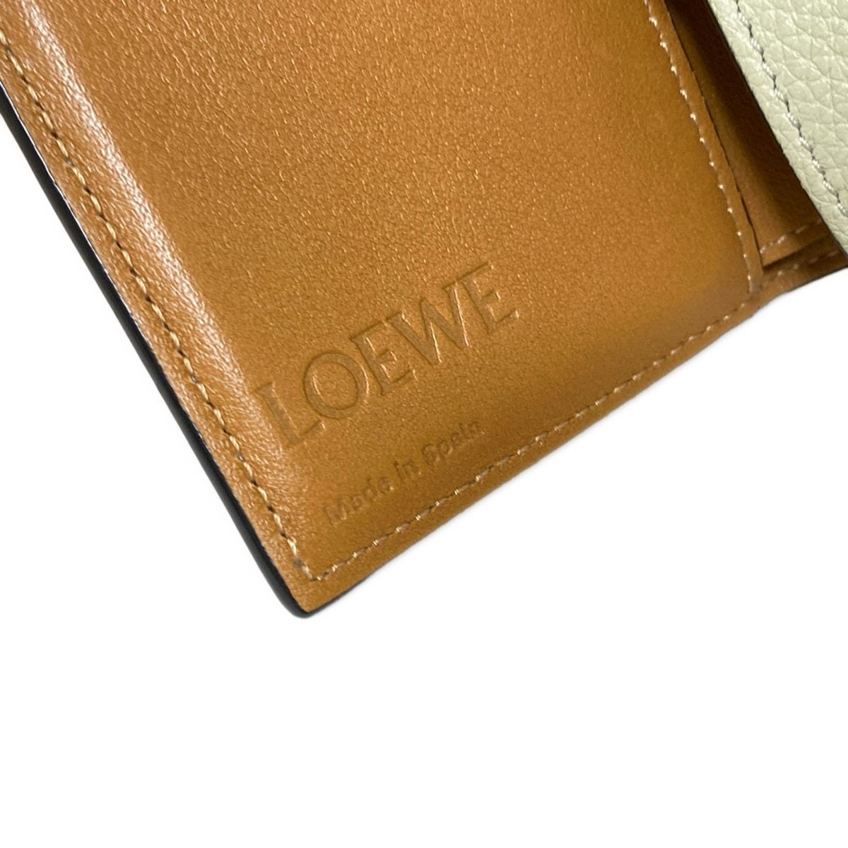 LOEWE(ロエベ) 3つ折り財布 - ライトグレー×グレー レザー