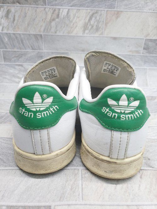 ◇ adidas. STAN SMITH CF TF スタン スミス AQ5357 スニーカー シューズ サイズ24.5㎝ ホワイト グリーン レディース P  【1406110025626】