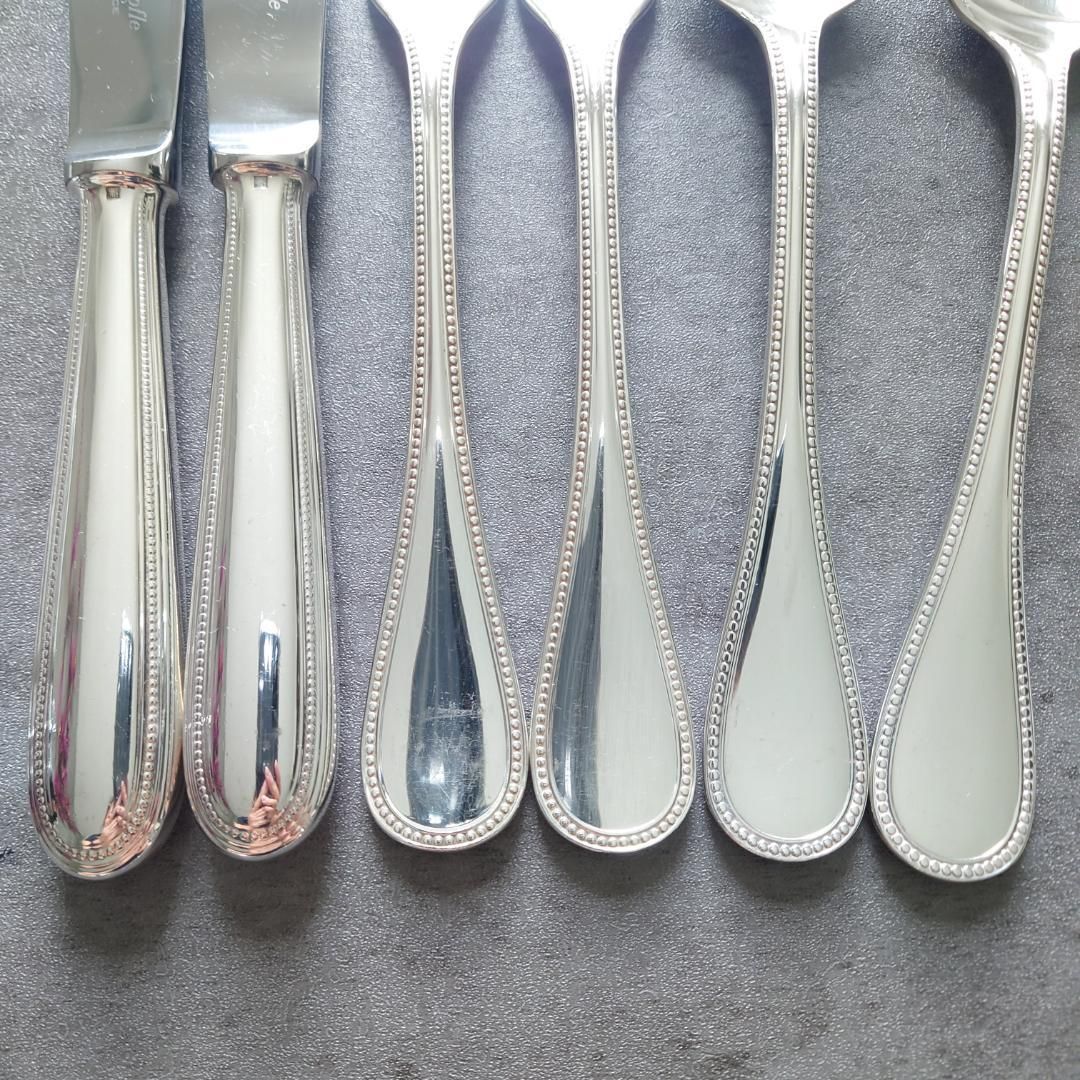 クリストフル パール テーブルサイズ 6点