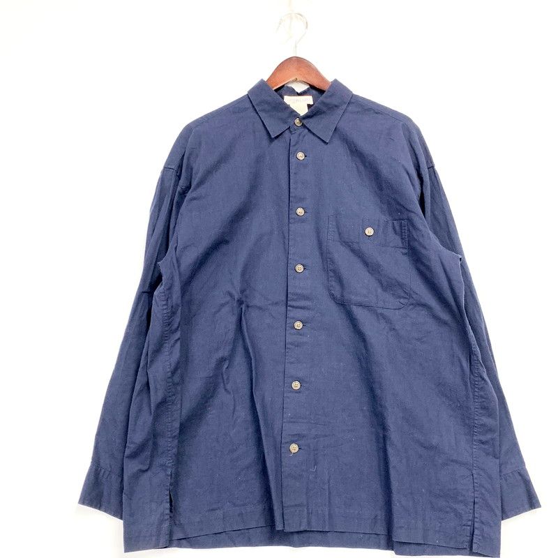 ISSEY MIYAKE COTTON LABEL LS COTTON SHIRT イッセイミヤケ コットンレーベル 長袖シャツ トップス 140-250505-ay-13-izu