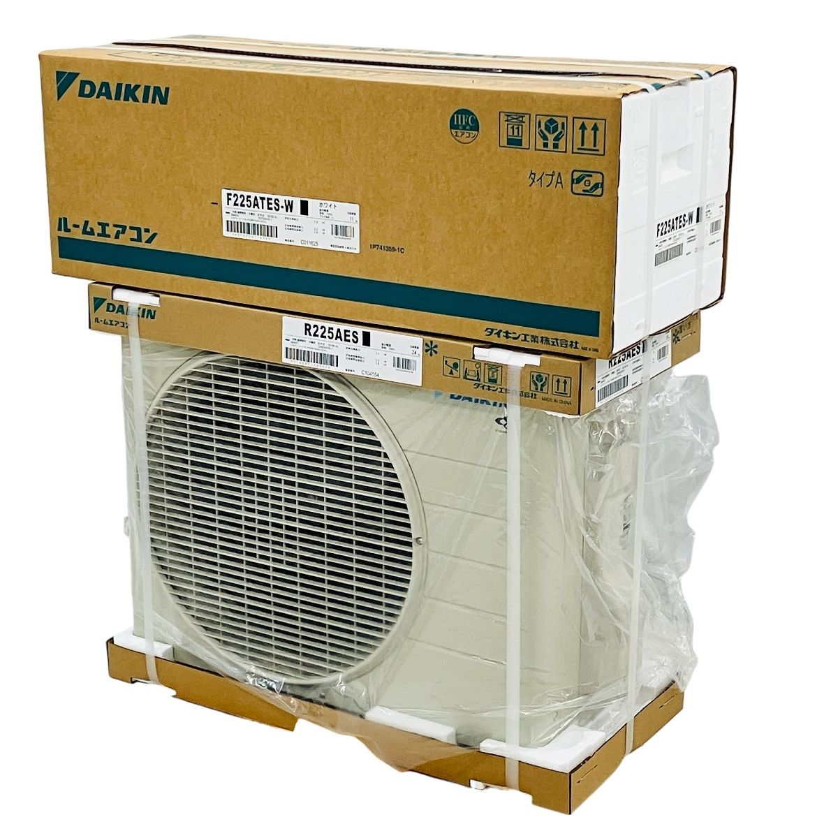 DAIKIN S225ATES-W Eシリーズ R225AES F225ATES-W 6畳程度 ルーム エアコン ホワイト ダイキン 未開封 ♥ C10501441