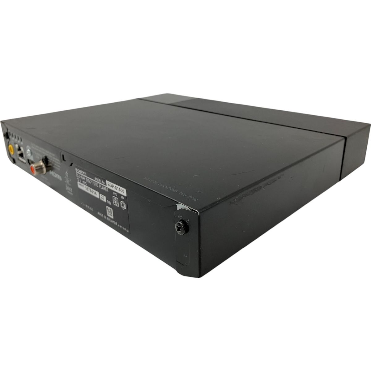 SONY BDP-S1500 Blu-ray/DVD プレイヤー 2020年製 映像 ソニー