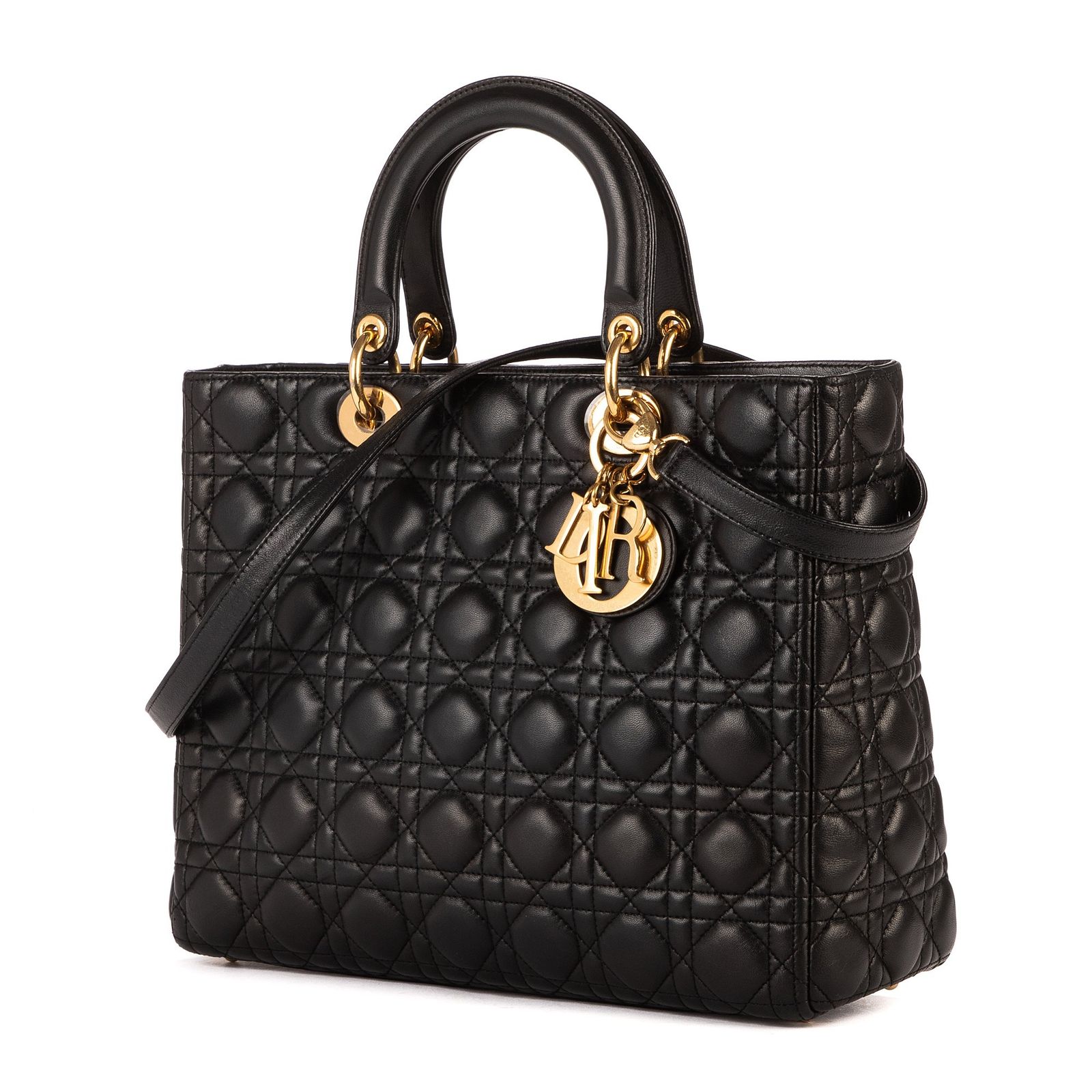 02 1円 Dior レディディオール ナイロン カナージュ 2WAY ハンド