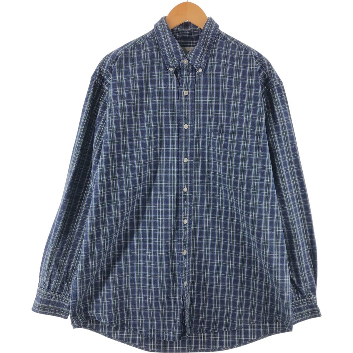 古着 エディーバウアー Eddie Bauer 長袖 ボタンダウンチェックシャツ メンズL相当 /eaa558767 Eddie Bauer - 古着 00年代 エディーバウアー Eddie Bauer 長袖