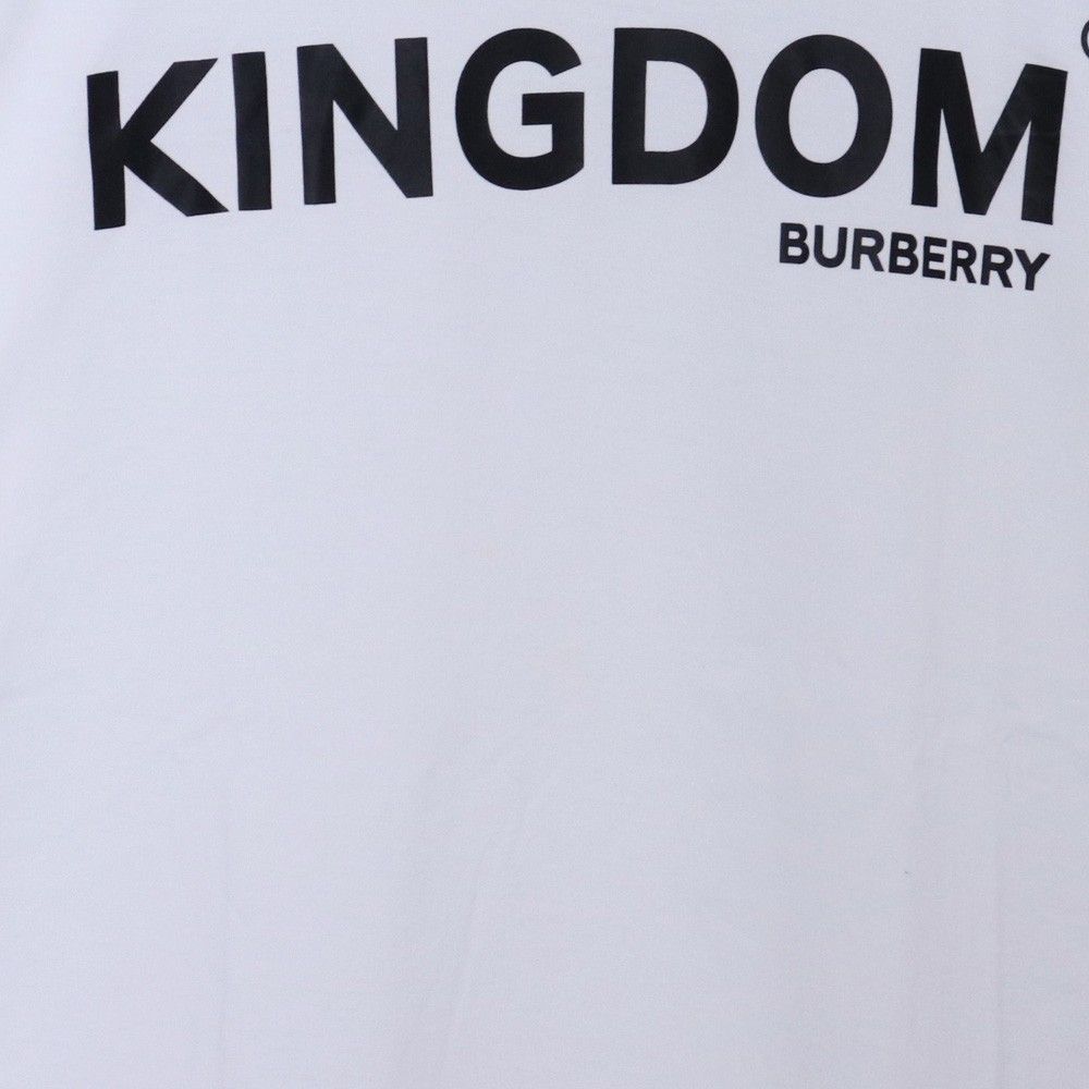 BURBERRY KINGDOM ロゴプリント Tシャツ Mサイズ ホワイト