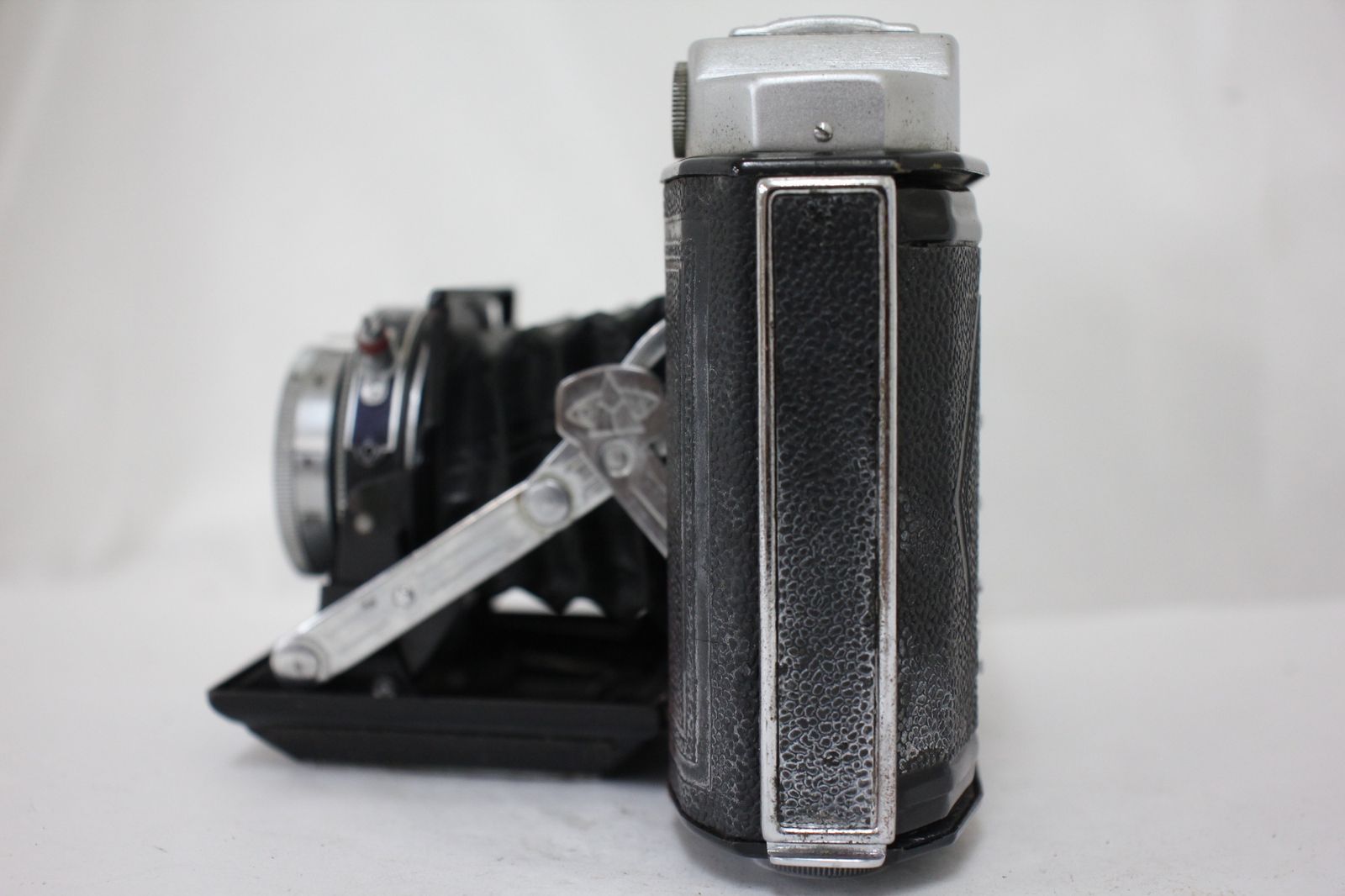 ベルト 品 ATOM-6 ATOMAR Anastigmat 80mm F3.5 ケース付き 蛇腹カメラ e2794