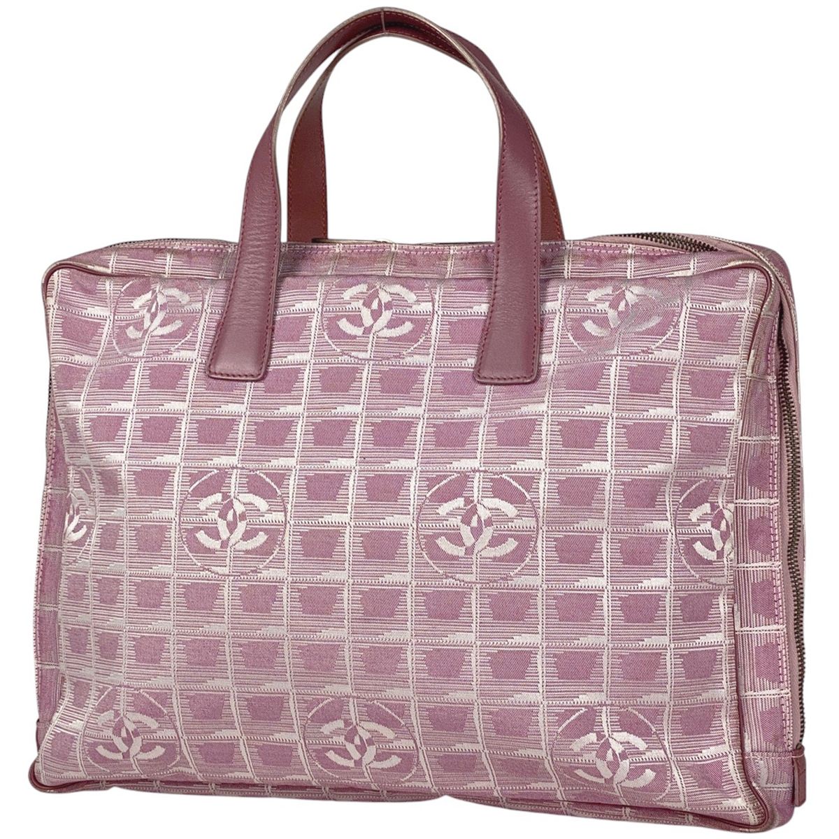 CHANELシャネルニュートラベルラインビジネスバッグハンドバッグレザー